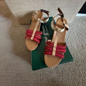 PAUL GREEN WEDGE SANDALS SIZE 8